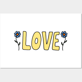 LOVE FLOWERS | Julia Healy Posters and Art